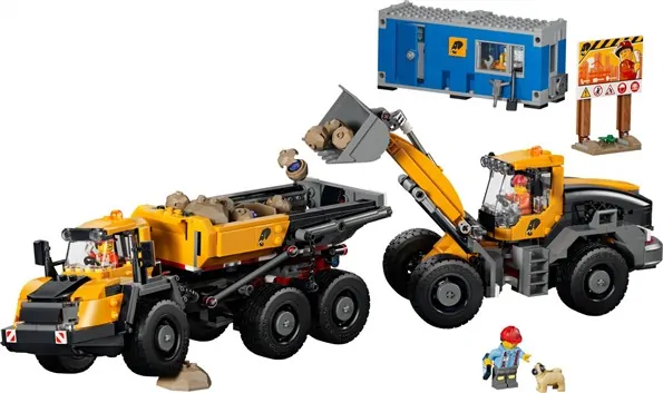 LEGO City – Kiepwagen en voorlader – 60494