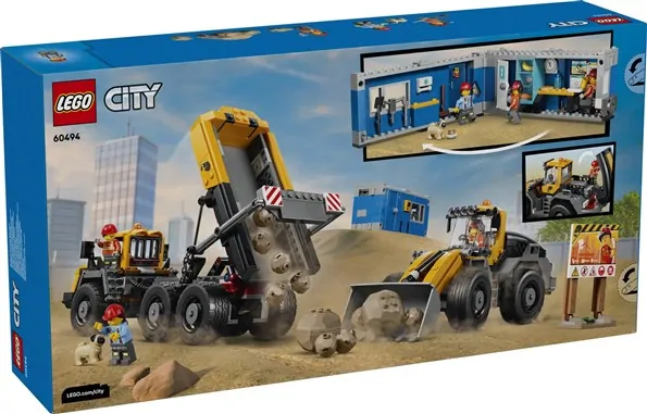 LEGO City – Kiepwagen en voorlader – 60494