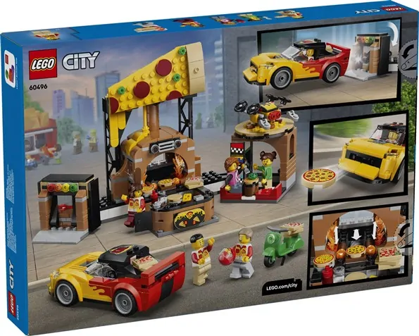 LEGO City – Pizzacentrale met voertuigen – 60496