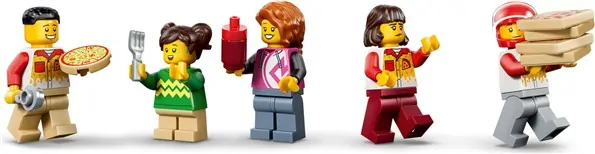 LEGO City – Pizzacentrale met voertuigen – 60496