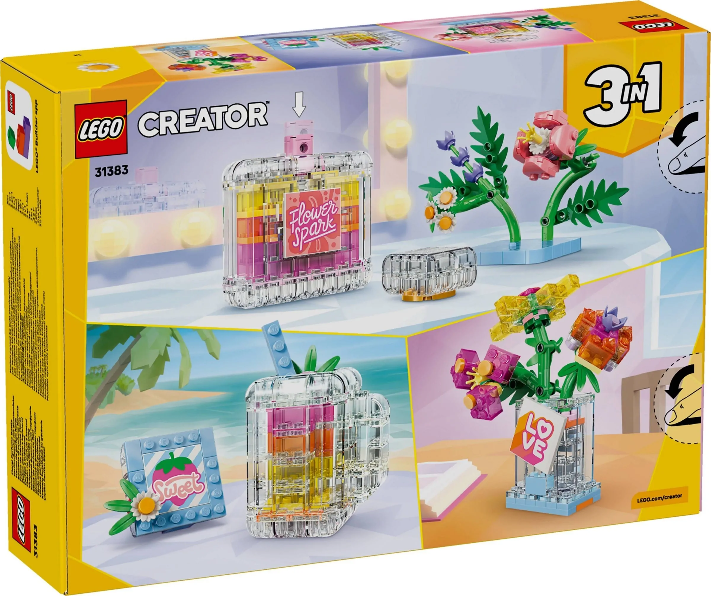 LEGO Creator – Parfumfles met bloemen – 31383 LEGO Creator – Parfumfles met bloemen – 31383