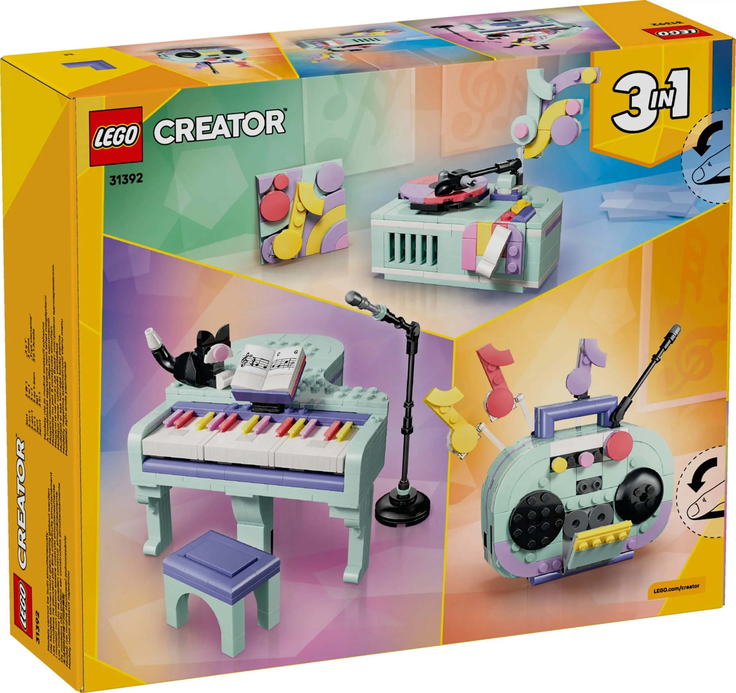 LEGO Creator – Piano met kat – 31392