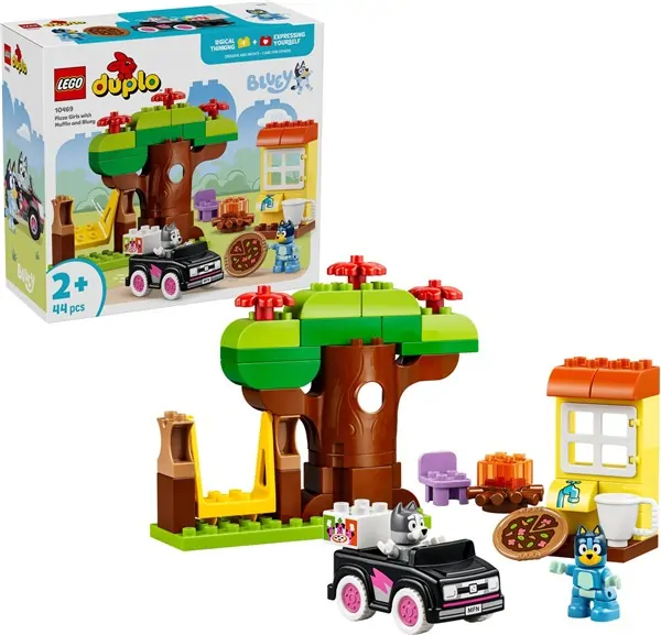 LEGO DUPLO – Pizzameisjes met Muffin en Bluey – 10469