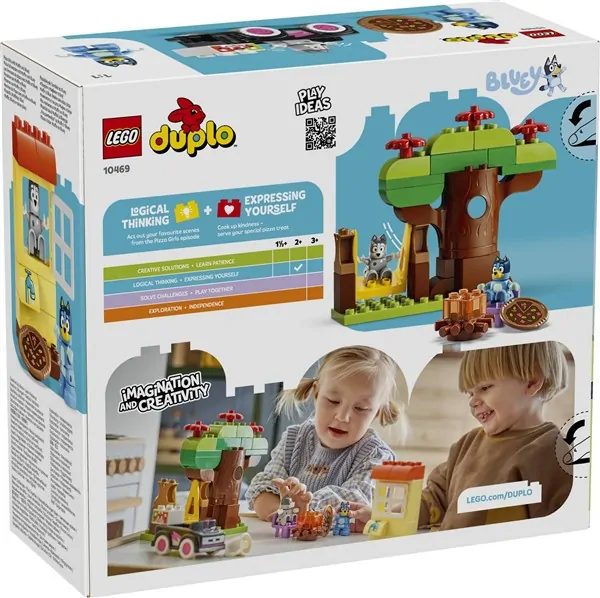 LEGO DUPLO – Pizzameisjes met Muffin en Bluey – 10469