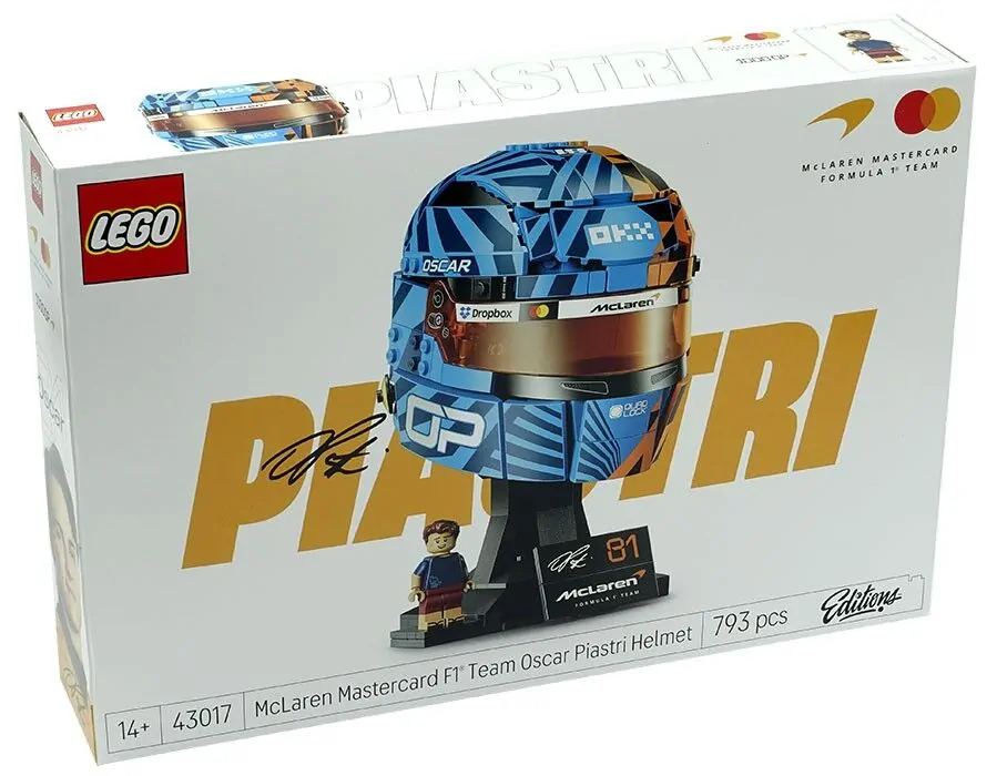 LEGO Editions McLaren Mastercard Helm – Oscar Piastri 43017