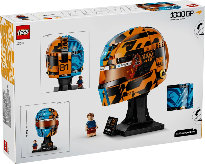 LEGO Editions McLaren Mastercard Helm – Oscar Piastri 43017