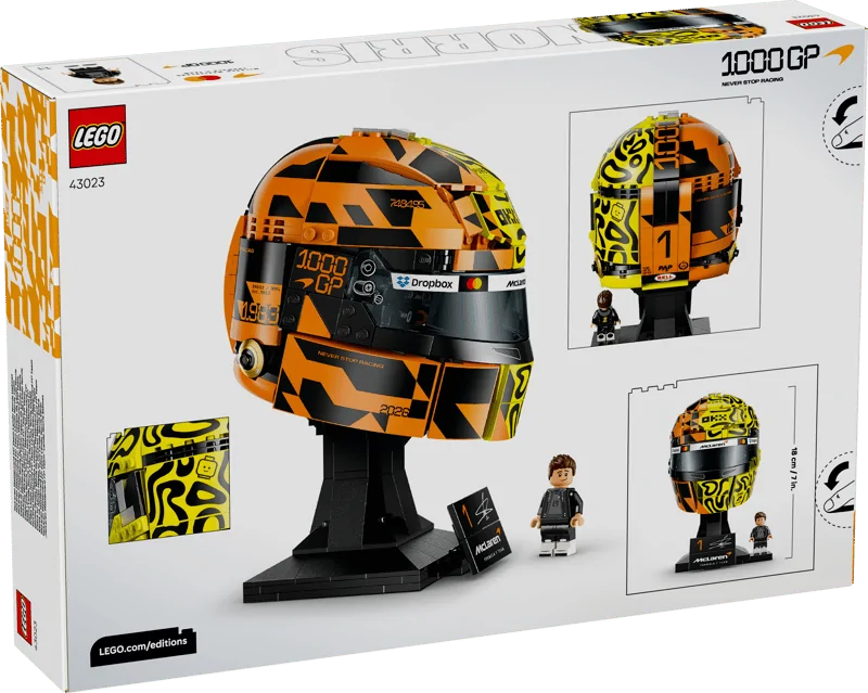 LEGO Editions McLaren Mastercard Helm – Lando Norris 43023
