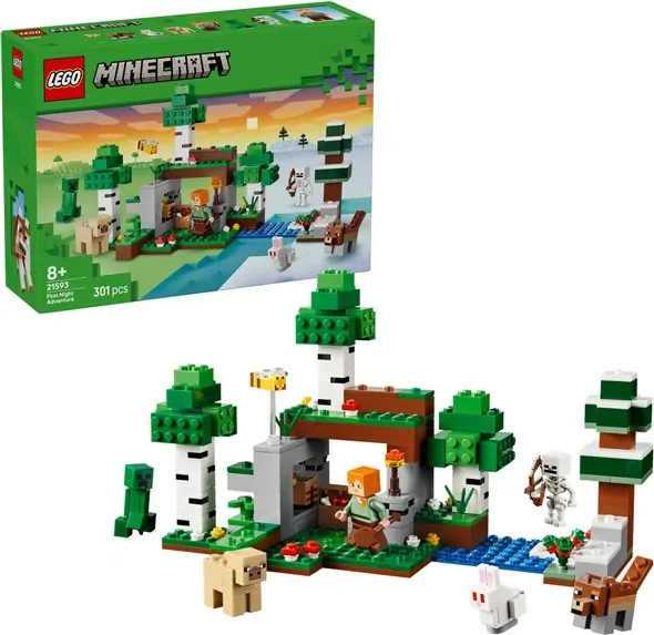 LEGO Minecraft – Eerste nacht-avontuur – 21593 LEGO Minecraft – Eerste nacht-avontuur – 21593