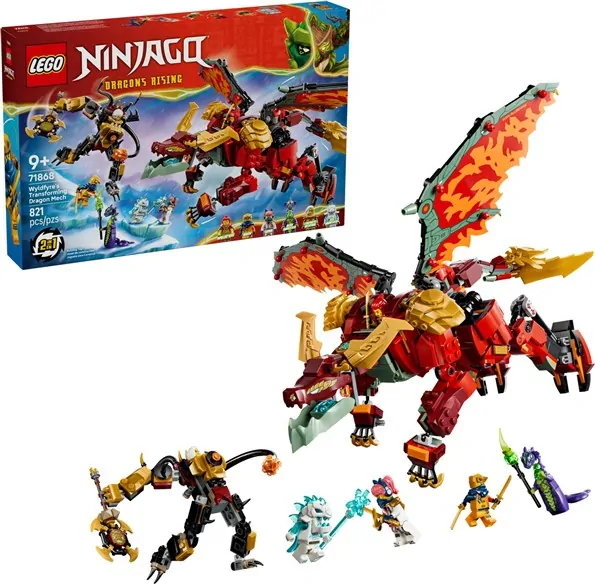 LEGO Ninjago – Wyldfyre’s transformerende drakenmecha – 71868 LEGO Ninjago – Wyldfyre’s transformerende drakenmecha – 71868