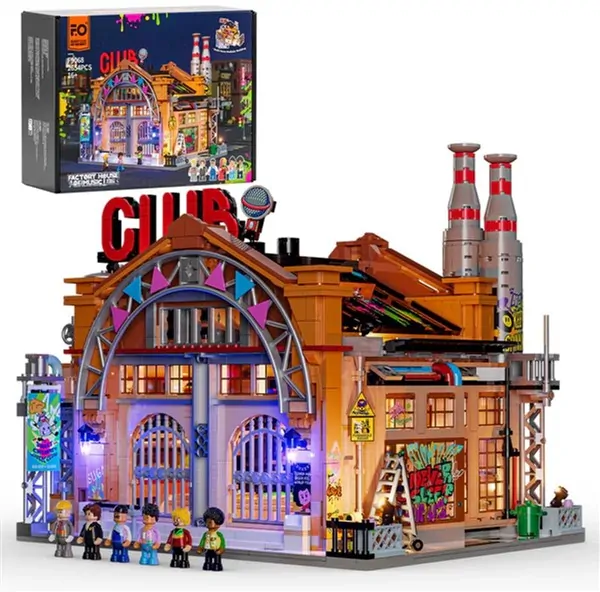 Lumibricks F9068 – Factory house of music met LED-verlichting